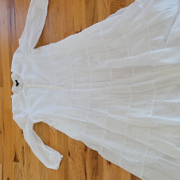 J. Crew Dresses & Skirts - J CREW LONG WHITE BOHO COTTON DRESS
